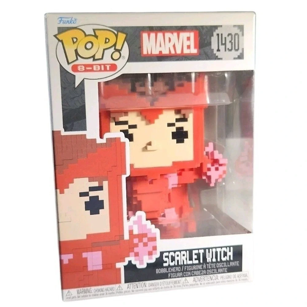 Funko Pop 8-Bit Marvel Scarlet Witch 1430 Vinyl Figure